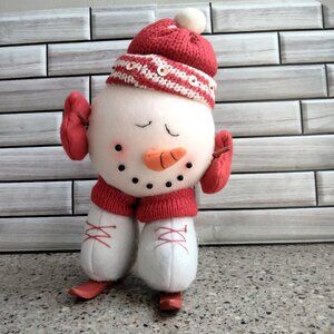 Vintage Santa's Best Skiing Snowman